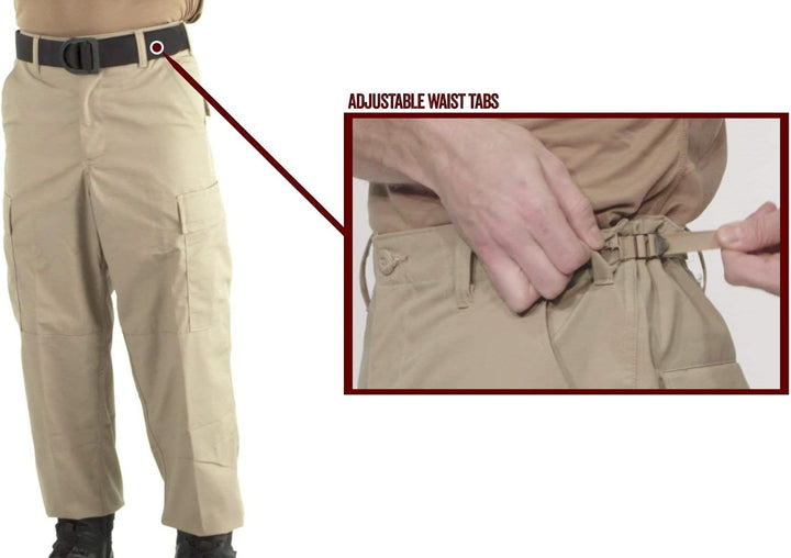 Tru-Spec Herren-Hose aus Polyester und Baumwolle, Ripstop-Hose L Braun, L Braun