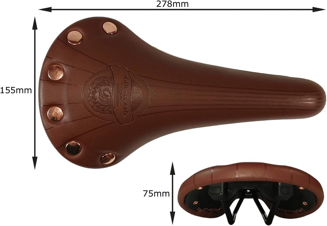Point Fahrradsattel Classic, Braun