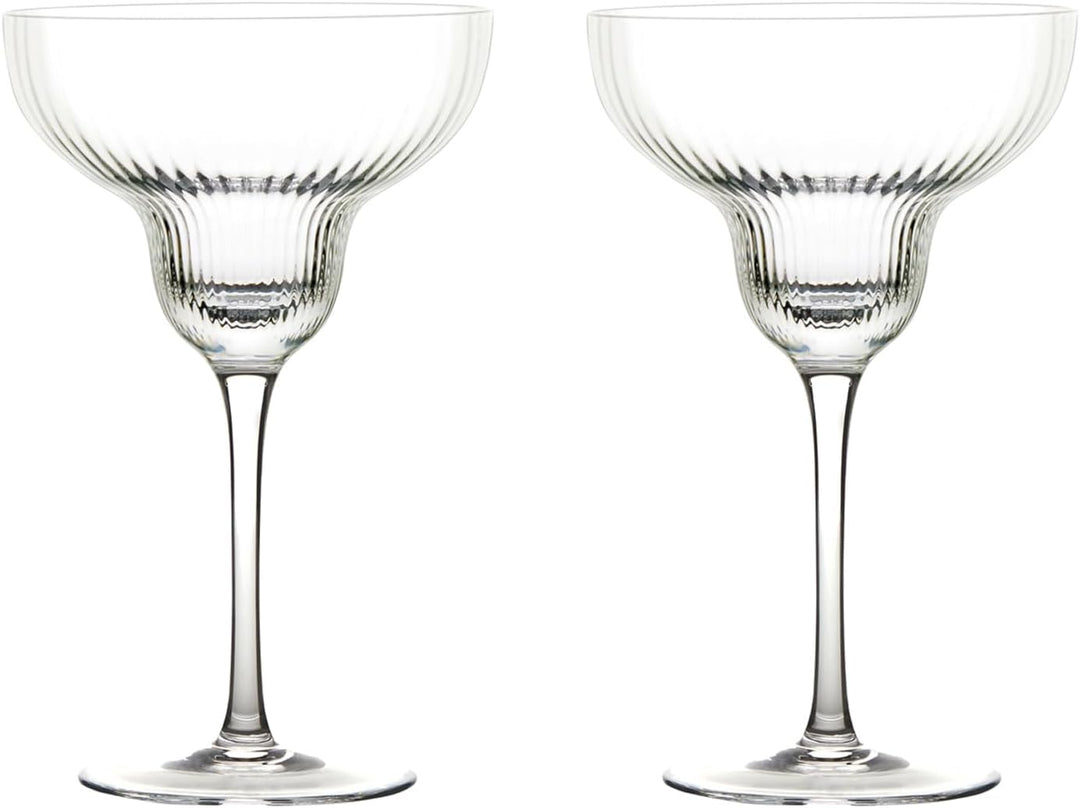 Anton Studio Designs - Empire Margarita Gläser - Cocktailgläser - Set von 2…, Transparent