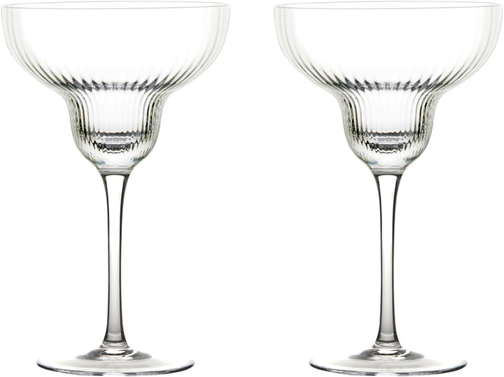 Anton Studio Designs - Empire Margarita Gläser - Cocktailgläser - Set von 2…, Transparent