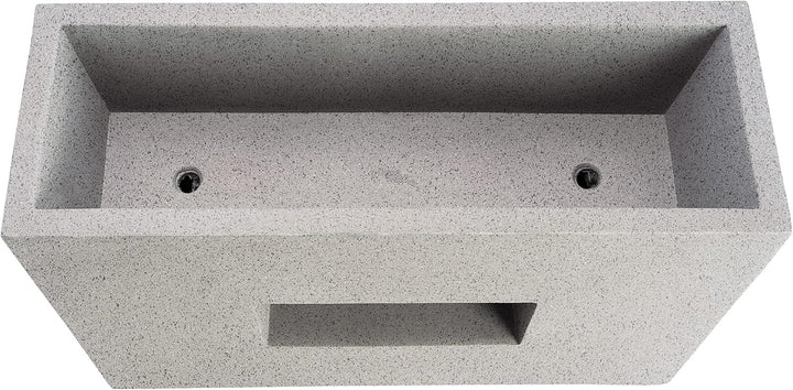 Pflanzwerk® Pflanzkübel Vista Granit Grau 52x75x27cm *Frostbeständiger Blumenkübel* *UV-Schutz* *Qua