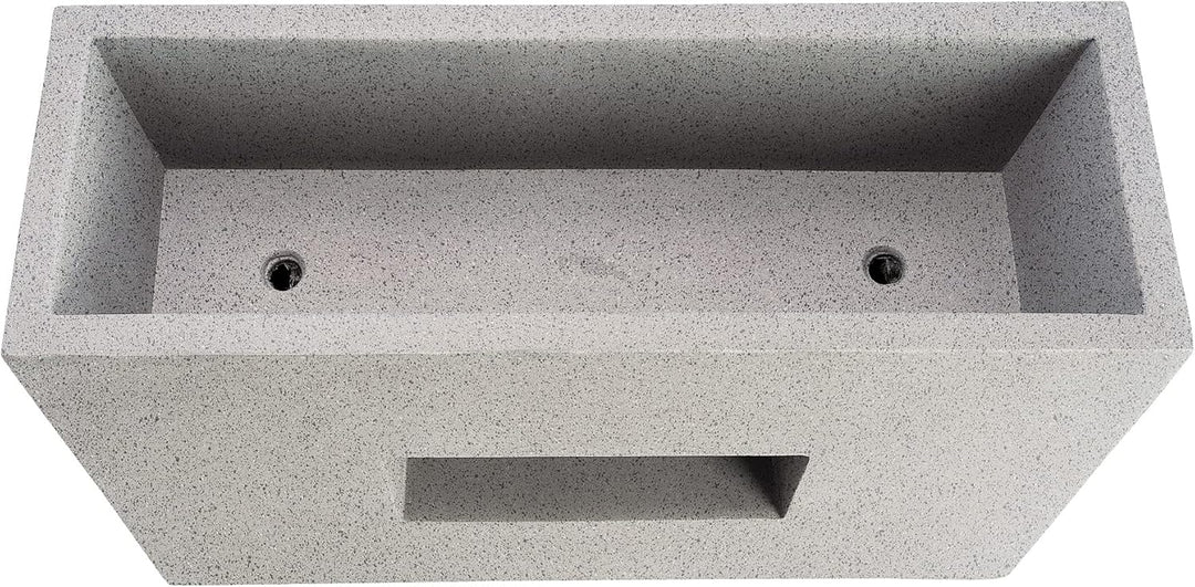 Pflanzwerk® Pflanzkübel Vista Granit Grau 52x75x27cm *Frostbeständiger Blumenkübel* *UV-Schutz* *Qua