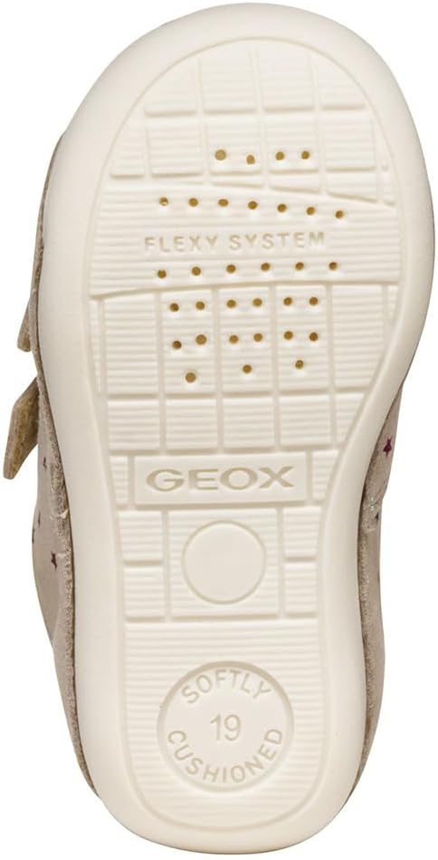 Geox Baby-Mädchen B Tutim First Walker Shoe 22 EU Beige Lt Gold, 22 EU Beige Lt Gold