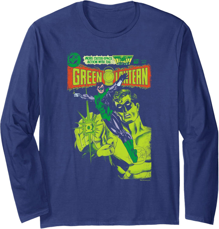 Green Lantern Vintage Cover Langarmshirt