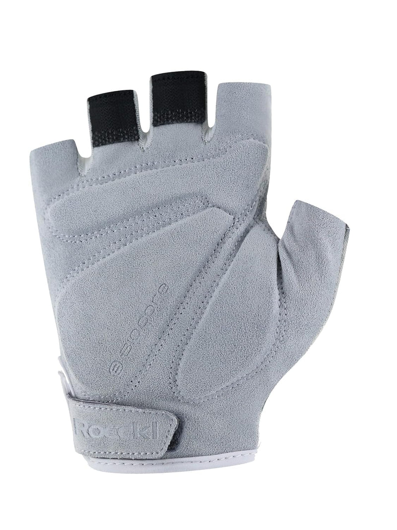 Roeckl Ibio Fahrrad Handschuhe kurz weiss/grau 2024: Grösse: 6.5 6.5 Weiss, 6.5 Weiss