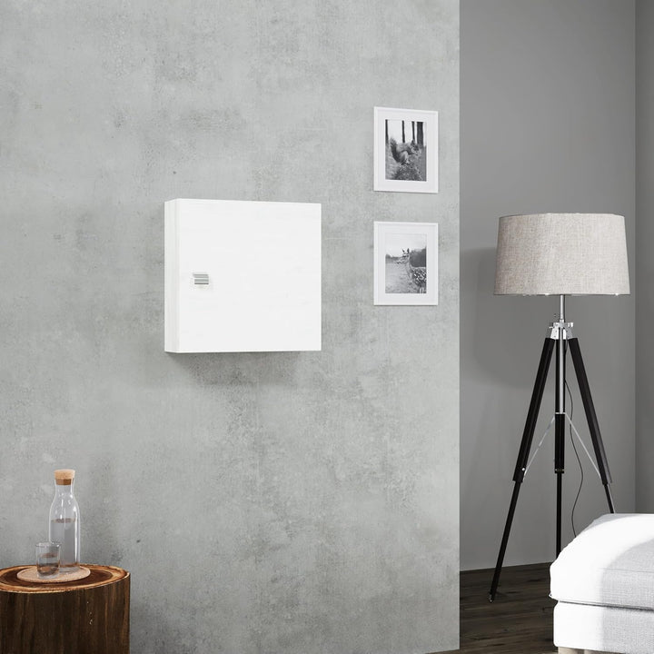 KIAMAMI VALENTINA Hängend 45x45 in weisser Eichenholzoptik, Hängeschrank 45x45 cm Weiß