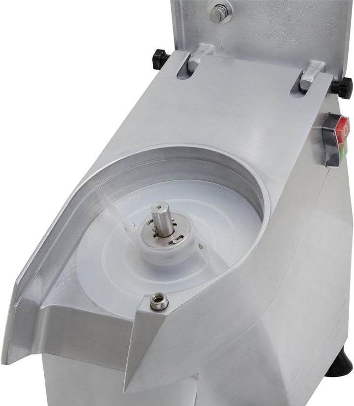 GastroHero Gemüseschneider I Elektrischer Gemüseschneider I 300 kg/h Leistung I 5 Scheiben Ø 2-7 mm