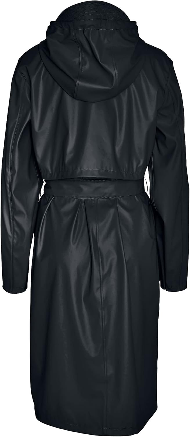 Noisy may Damen Nmsky L/S Raintrenchcoat Noos Regenmantel L Schwarz, L Schwarz