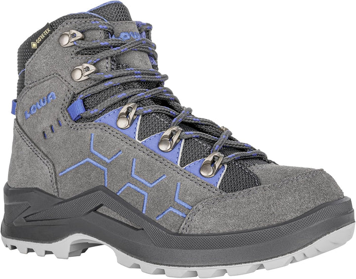LOWA Stiefel mittel KODY EVO GTX MID JUNIOR 29 EU Anthrazit Blau, 29 EU Anthrazit Blau