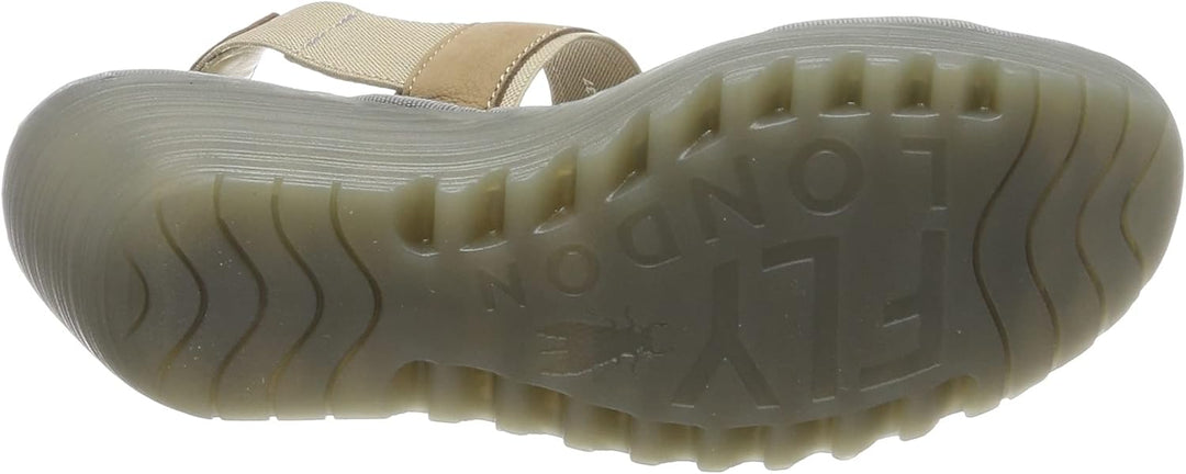 FLY London Damen Yaco416fly Sandale 37 EU Sand, 37 EU Sand