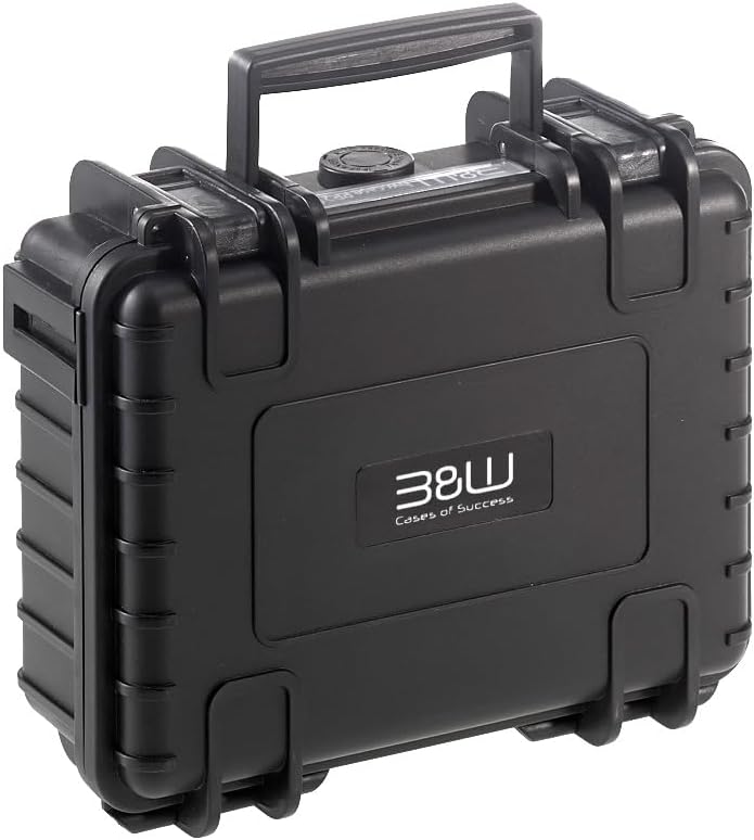 B&amp;W Transportkoffer Outdoor für DJI Osmo Pocket 3 Kreativ Combo - Type 500 Schwarz - wasserdicht nac