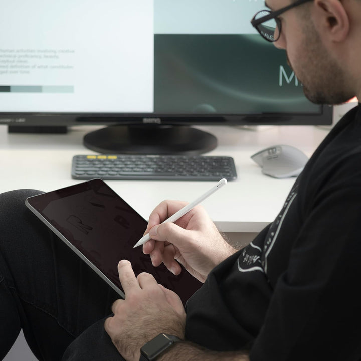 MyGadget Magnetische Sichtschutzfolie kompatibel mit Apple iPad Pro 11 Zoll [ 2024 ] - abnehmbarer A