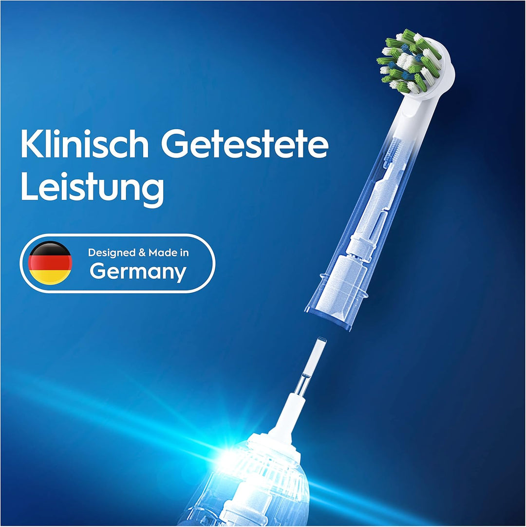Oral-B Crossaction Ersatzköpfe mit CleanMaximiser-Technologie, Grünen, 4 Stück (1er Pack) Grünen 4 s