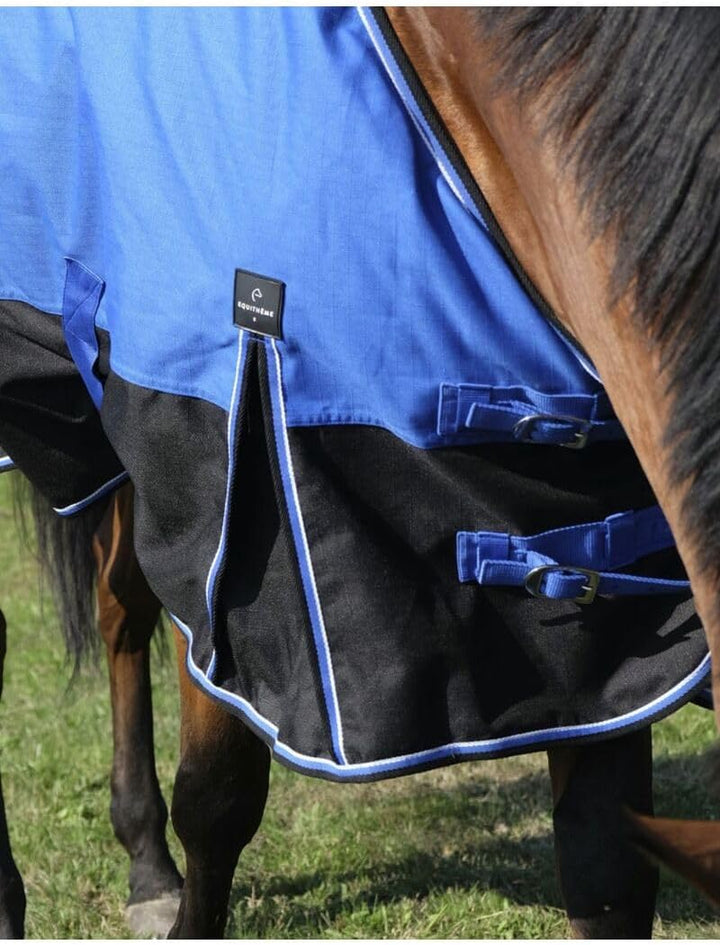 Equi-Theme EQUITHEME Decke Aisance 1200D ? 50 g ? Farben ? Blau/Schwarz ? Grösse Decke ? 5,9 Bleu/No