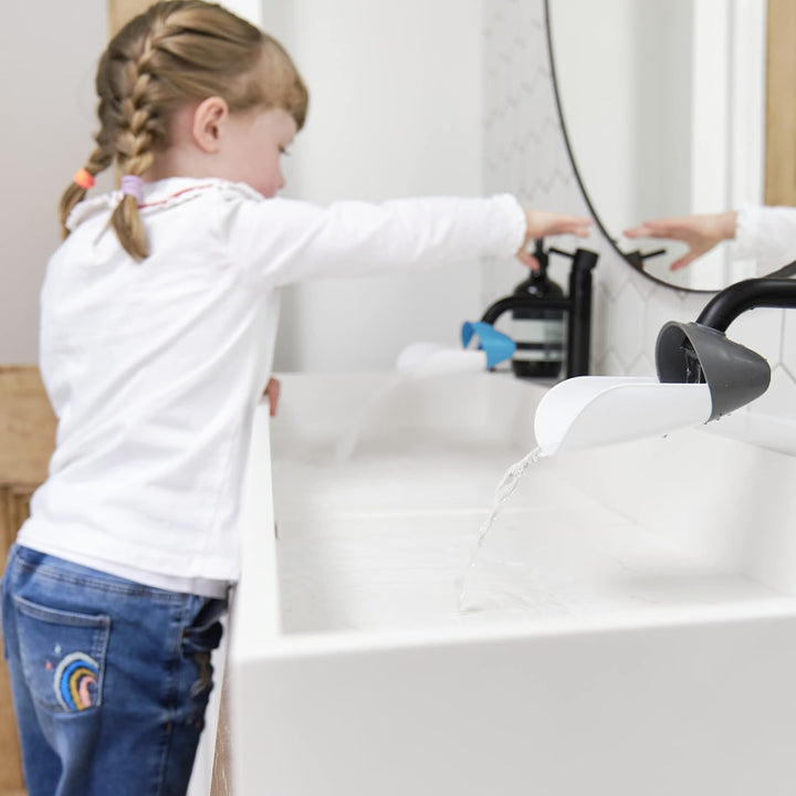 Prince Lionheart Reach It Tap Extender | Wasserhahnverlängerung | Kinderhandwäsche | 2 Stücke | Flex