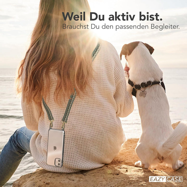 EAZY CASE Handykette - Verstellbares Taschenband kompatibel mit iPhone 11, Schulterriemen, Handykord