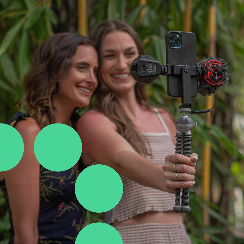 JOBY Beamo Reel Creator Kit Flexibles Stativ mit GripTight 360 Smartphone-Halterung, Wavo Mobile und