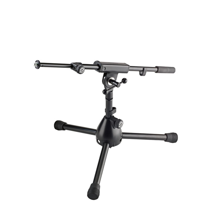 K&amp;M 25950 Mikrofonstativ Rien für Bass-Drums, 3/8“ Schwarz Stahl, Schwenkarm, bis 72,5 cm ausziehbar