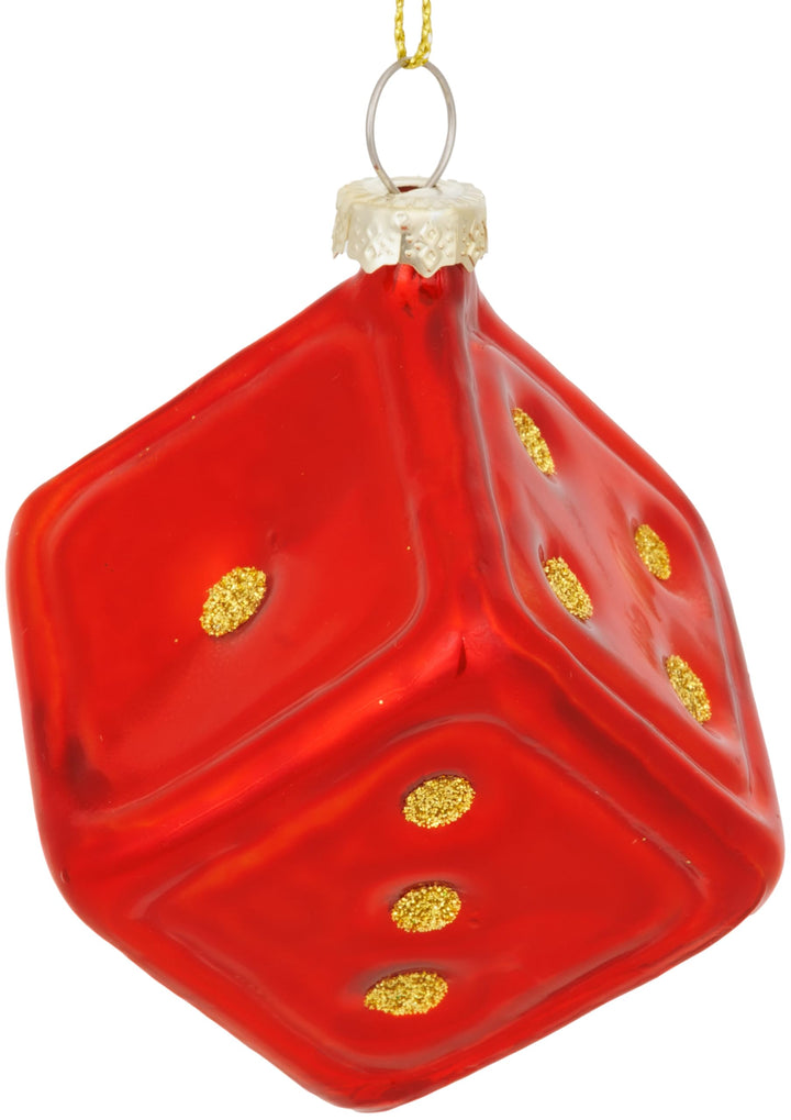 SIKORA Spiel Würfel besondere Weihnachtskugel Glas Christbaumschmuck Deko Figur Weihnachten Anhänger