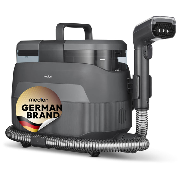 MEDION X10 UC Polsterreiniger Gerät Waschsauger (Nasssauger für Polster Teppiche Autositze, Kaltwass