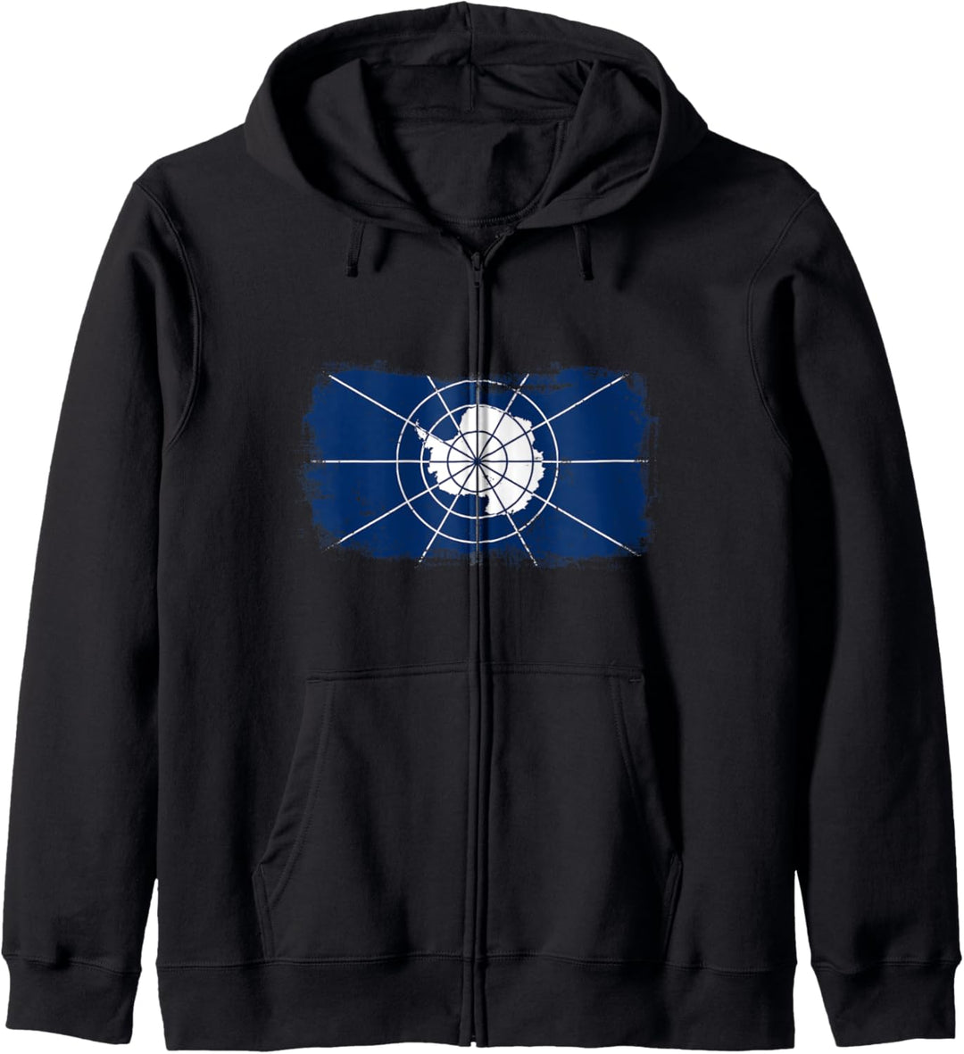 Antarktis Flagge Kapuzenjacke