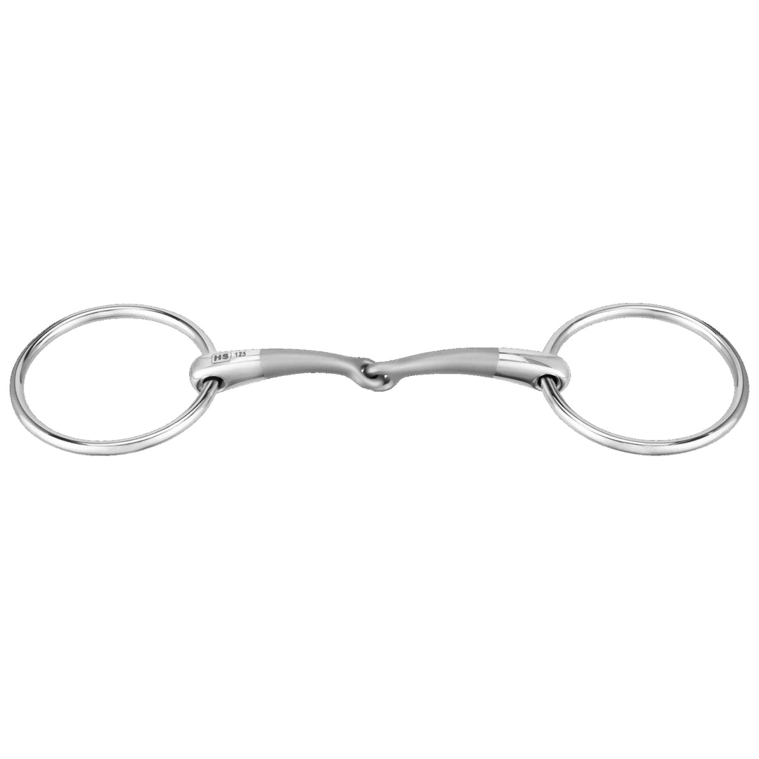 SPRENGER SATINOX Wassertrense 14 mm einfach gebrochen - Edelstahl rostfrei, 155 mm Weite, 155 mm