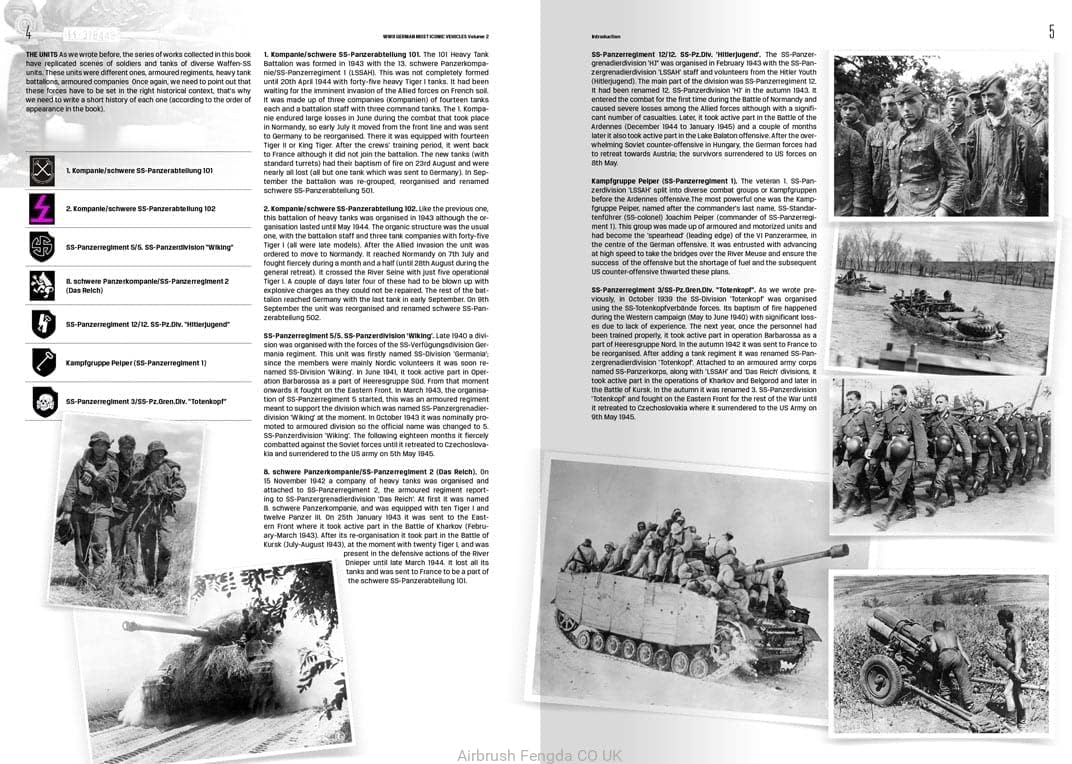 AK BOOK AK516 WWII GERMAN MOST ICONIC SS VEHICLES. VOL 2 (172 pages) (English)