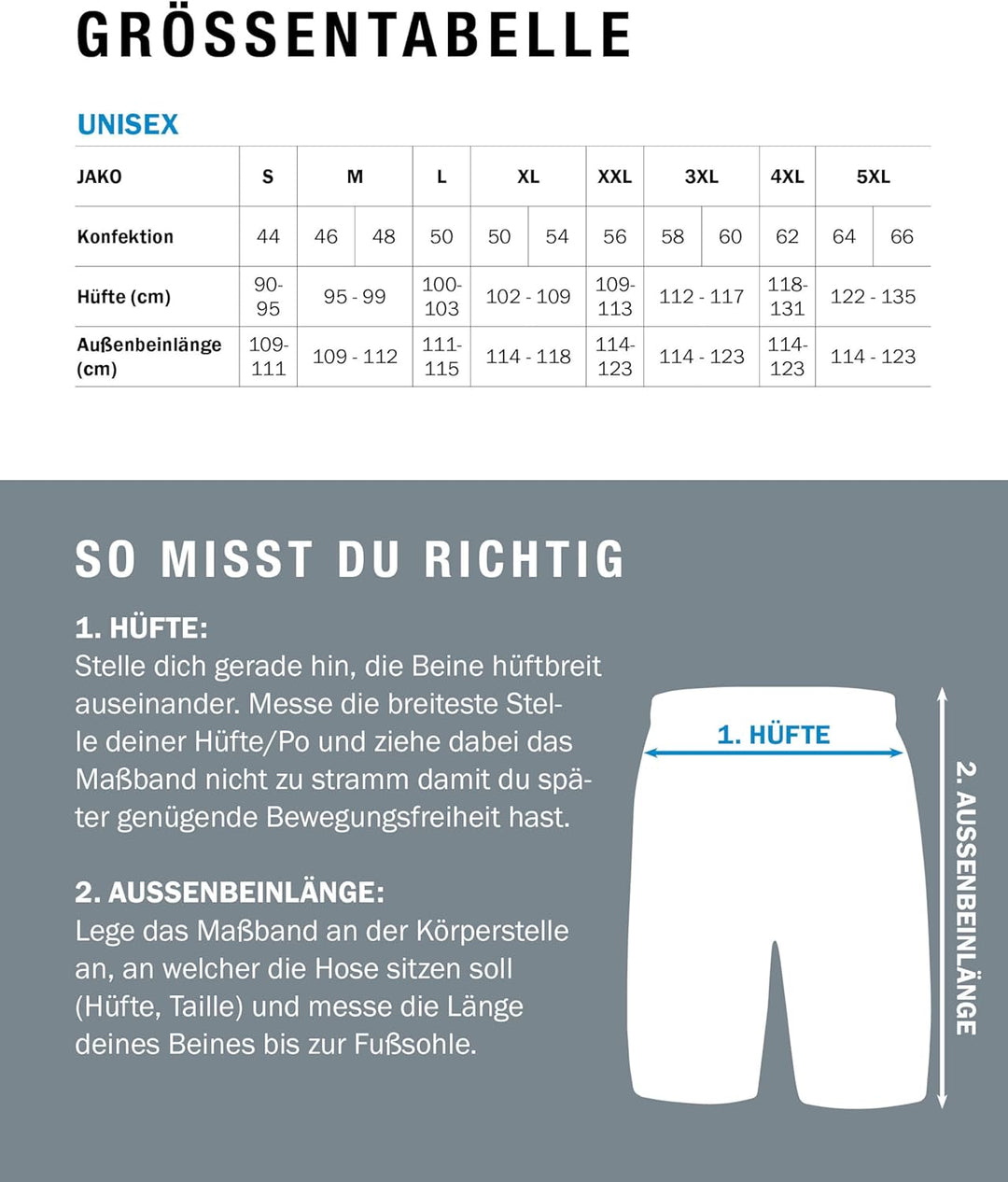 JAKO Active Trainingshose Herren S Blaugelb, S Blaugelb