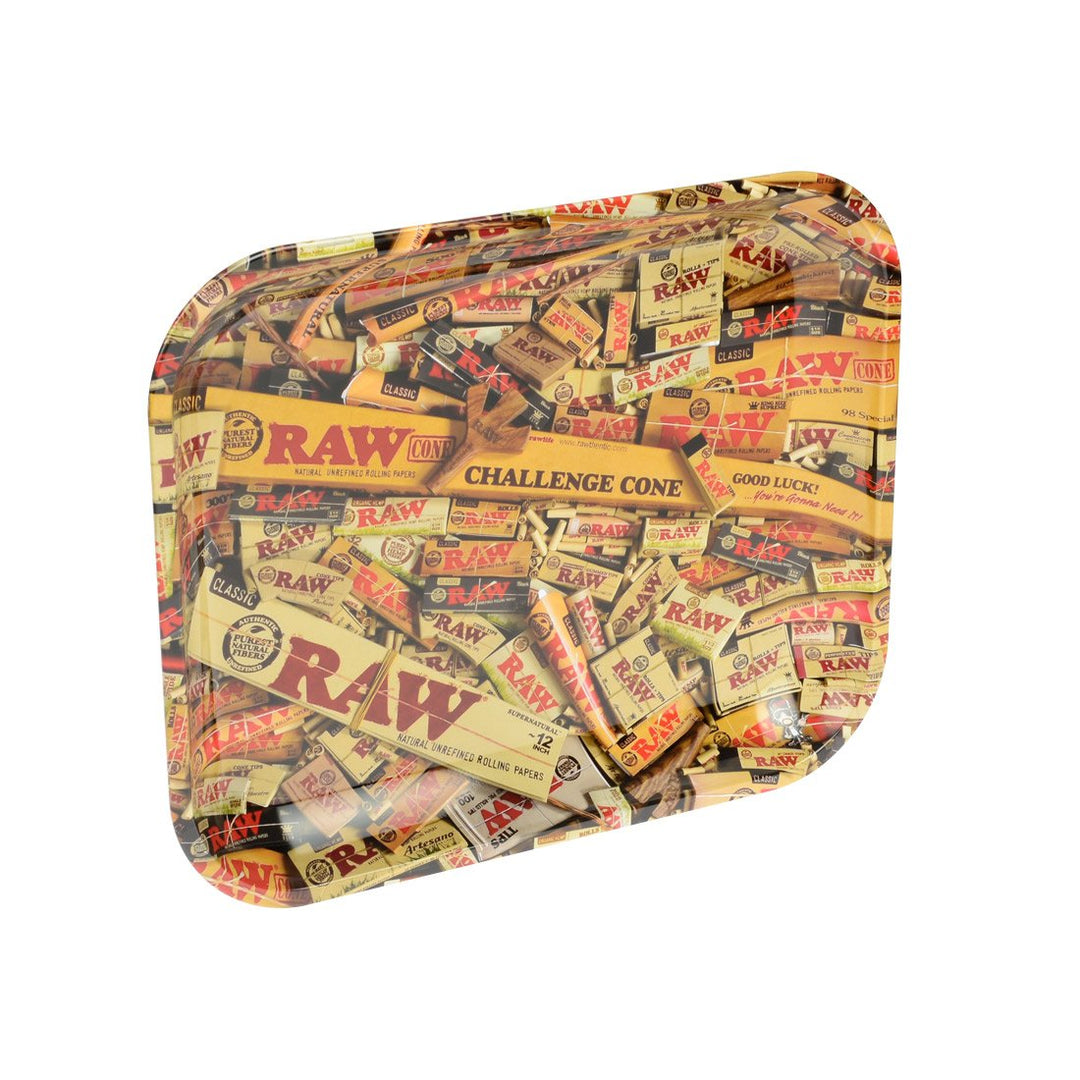 RAW Mixed Products Large Drehtablett Metall 1 Tray, Mittel 18602 beige