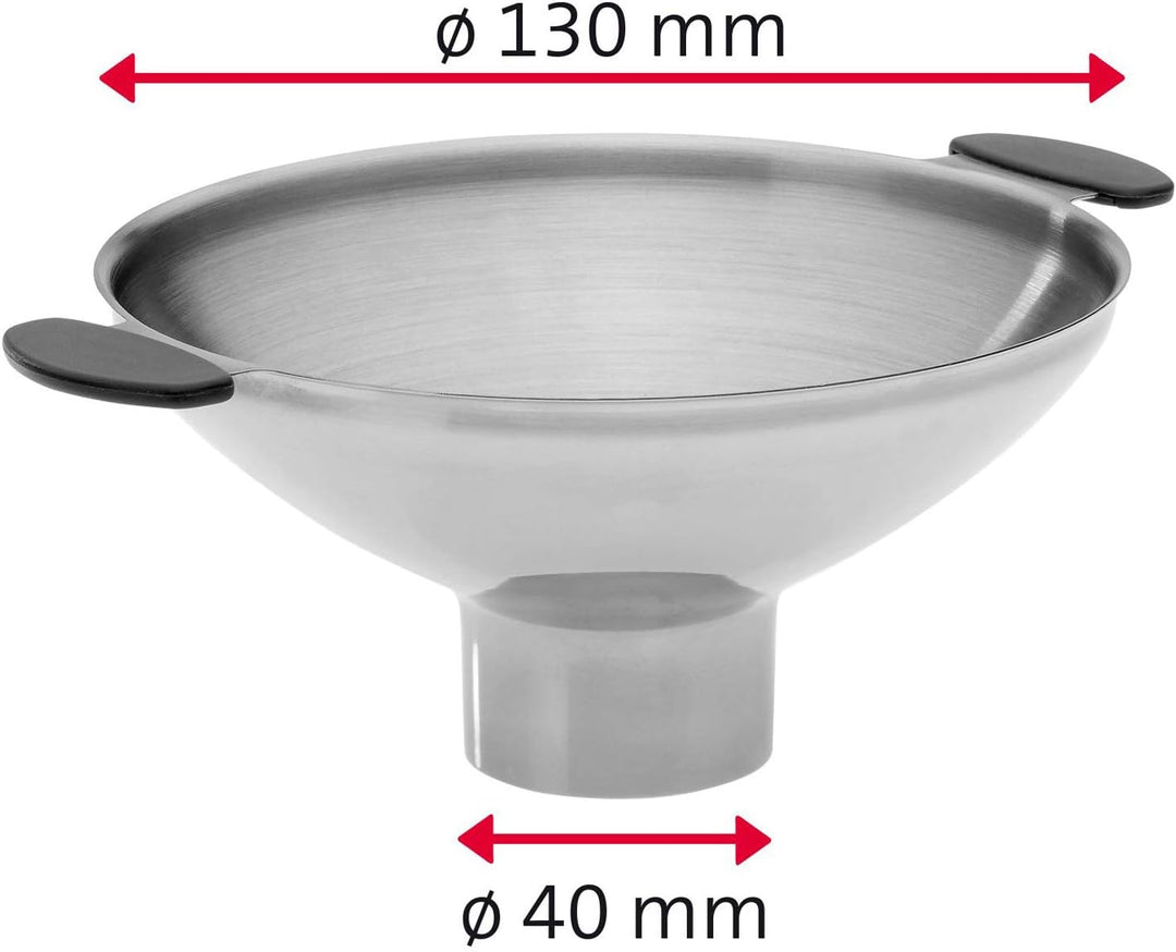 Westmark Einmach-/Marmeladentrichter mit langem Einfüllstutzen, Einfüllstutzen-Durchmesser: 3,8 cm (