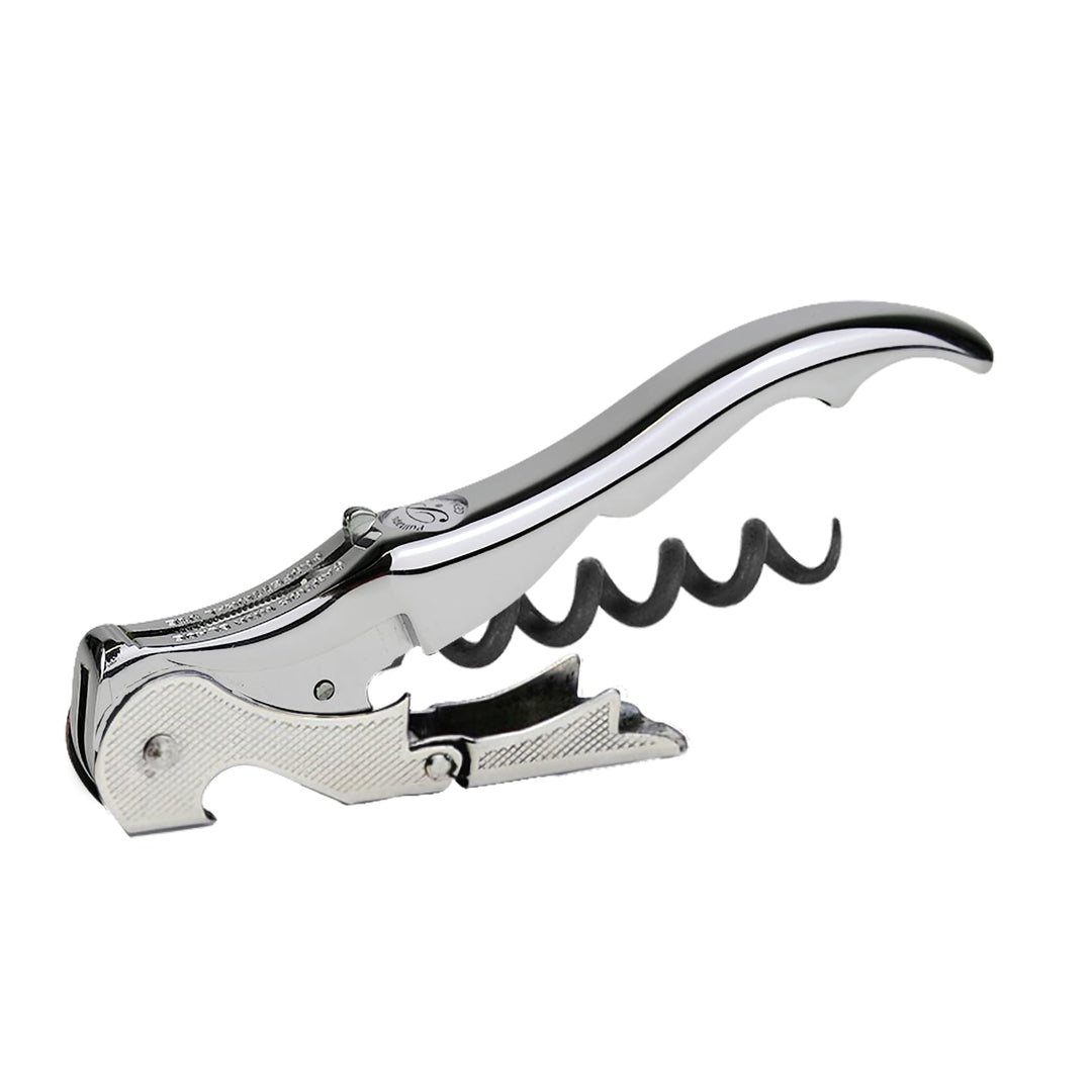 PULLTAP'S GENUINE Slider Boss 150 Professioneller Kellner-Korkenzieher, Chrom und Edelstahl, hergest
