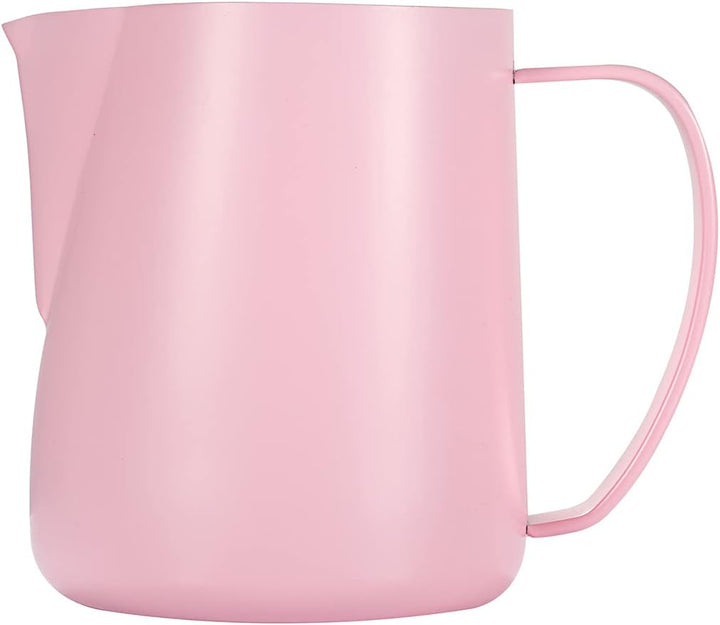 Dianoo Milchaufschäumkrug, 600 ml Edelstahl, Espresso-Dampfkrug, Milchkaffee, Aufschäumbecher, Milch