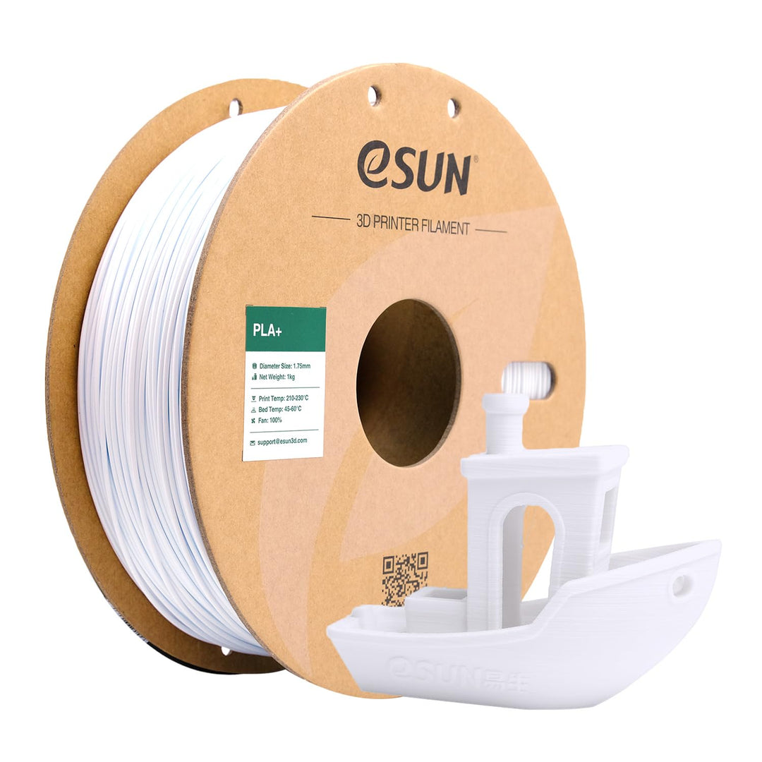 eSUN PLA+ Filament 1.75mm, 3D Drucker Filament PLA Plus, Massgenauigkeit +/- 0.03mm, 1kg Spule (2.2