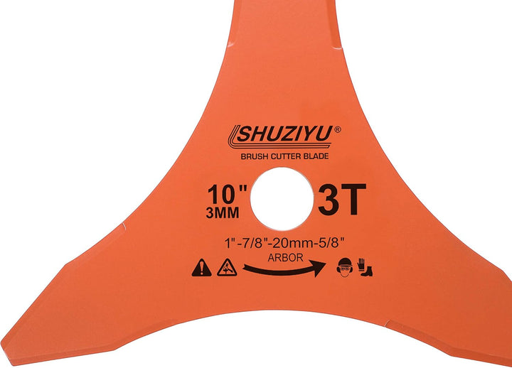LSHUZIYU 255MMx3MM-3T, 2 Stück, 25.4mm Dorn mit Adapter 22.23-20-16mm, Freischneiderklinge, Freischn