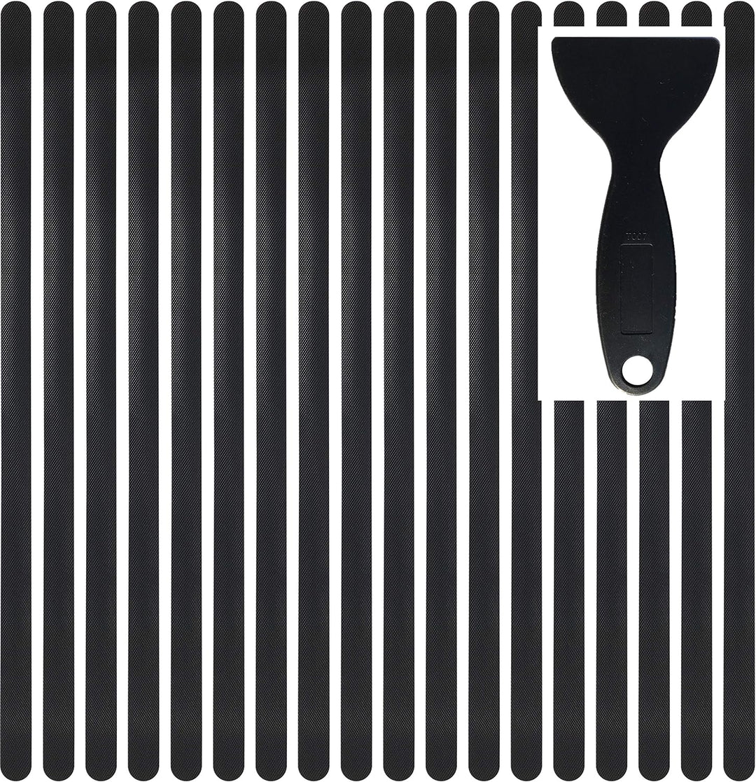 cocofy Anti Rutsch Streifen Aufkleber Treppe, schwarz, XXL (90x3 cm), Sicherheit durch extra starken