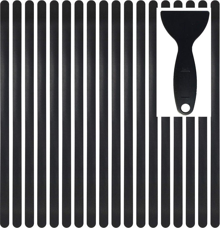 cocofy Anti Rutsch Streifen Aufkleber Treppe, schwarz, XXL (90x3 cm), Sicherheit durch extra starken