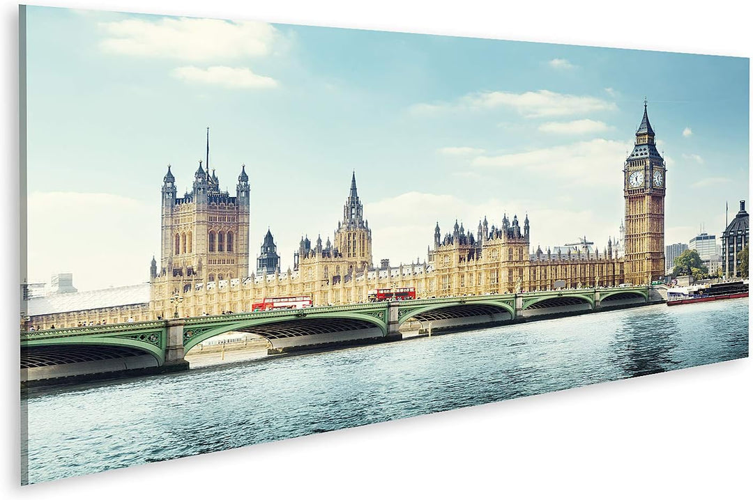 islandburner Bild auf Leinwand Big Ben An Einem Sonnigen Tag In London Bilder Wandbilder Poster Lein