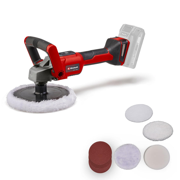 Einhell Akku-Polier- / Schleifmaschine CE-CP 18/180 Li E-Solo Power X-Change (Lithium-Ionen, bürsten