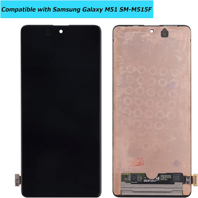 Vvsialeek Neu Ersatz AMOLED Plus Display Kompatibel Für Samsung Galaxy M51 SM-M515F Schwarz LCD Touc