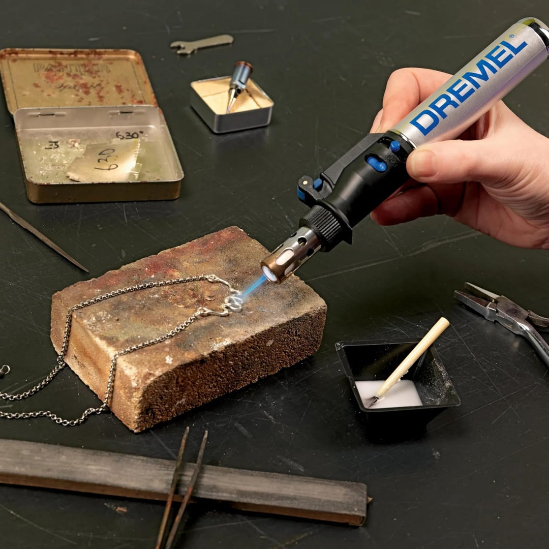 Dremel 2000 VersaTip Lötkolben - Brennkolben und Löt-Set (mit 7 Wechselspitzen zum Löten, Heissschne