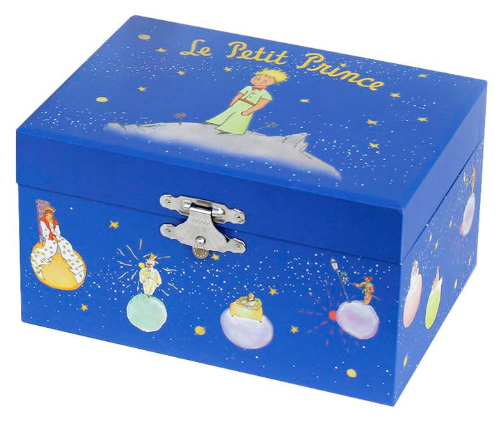 Trousselier 6291230 Schmuckkästchen für Kinder, Der kleine Prinz, Spieluhr mit Musik und tanzender F