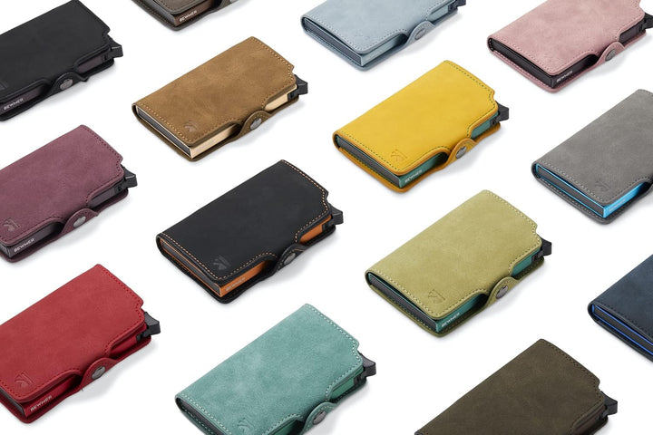 BEWMER Kreditkartenetui 1 abgeschirmt | Slim Brieftasche für Damen und Herren | Ausweis- und Ausweis