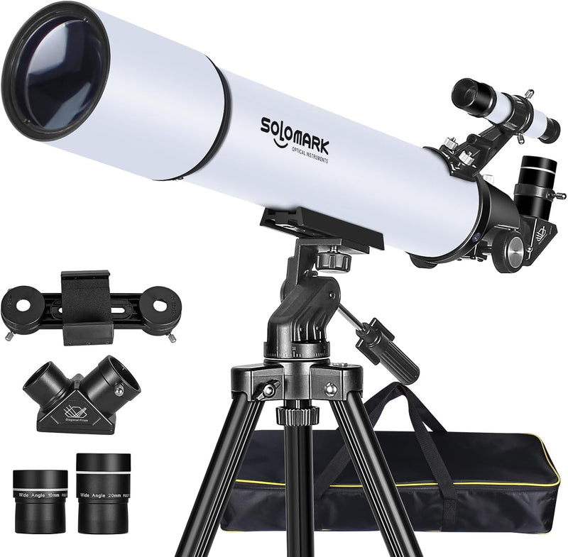 Teleskope für Erwachsene Astronomie, 80mm Aperture 900mm Professional Refraktor Telescope für Kinder