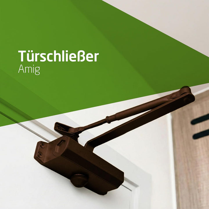 Amig - Türschliesser zum automatischen Schliessen von Türen mit einem Gewicht von max. 40 kg und ein