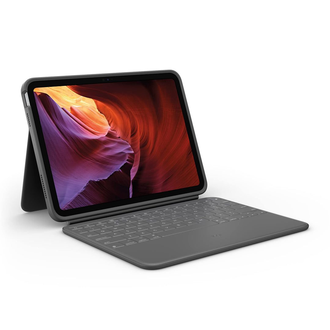 Logitech Rugged Folio für iPad (10. Generation) – Schutzcase mit Smart Connector und strapazierfähig