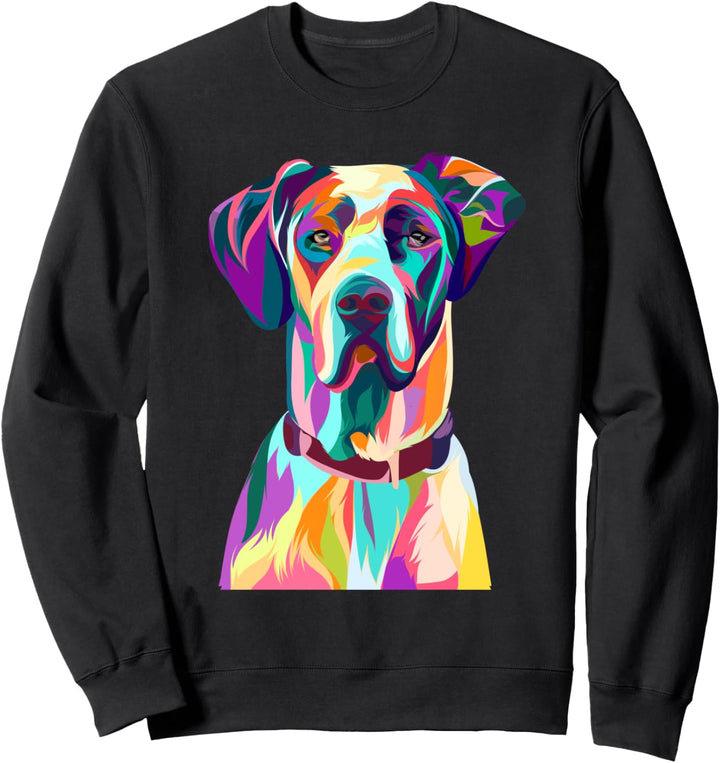 Deutsche Dogge Hund Damen Herren Geschenk Sweatshirt