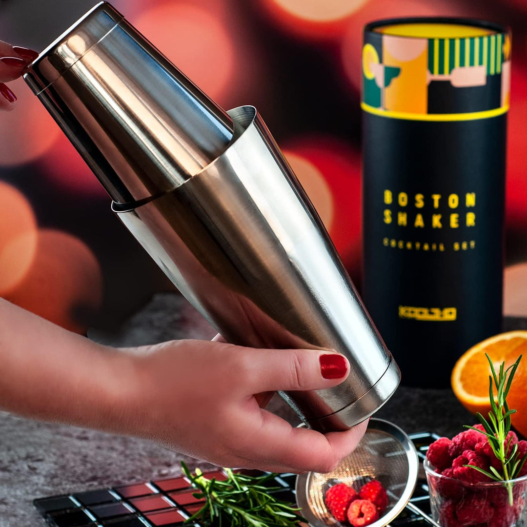 Boston Shaker Set Barkeeper Cocktailshaker, Tin Tin Shaker Bar Set, Profi Cocktail Set Boston Shaker