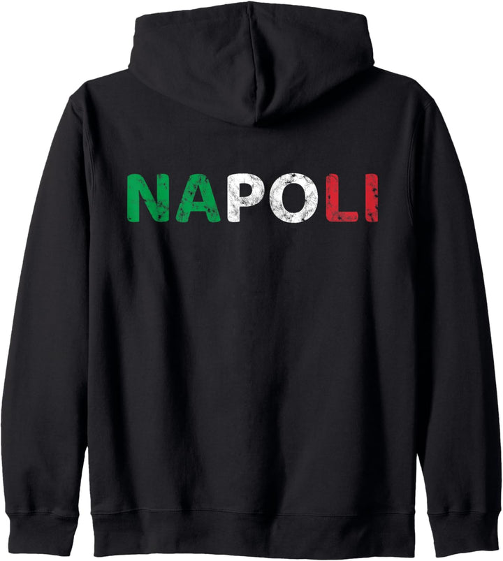 Italien Flagge, Italien Urlaub, Italien Reise, Italia Napoli Kapuzenjacke