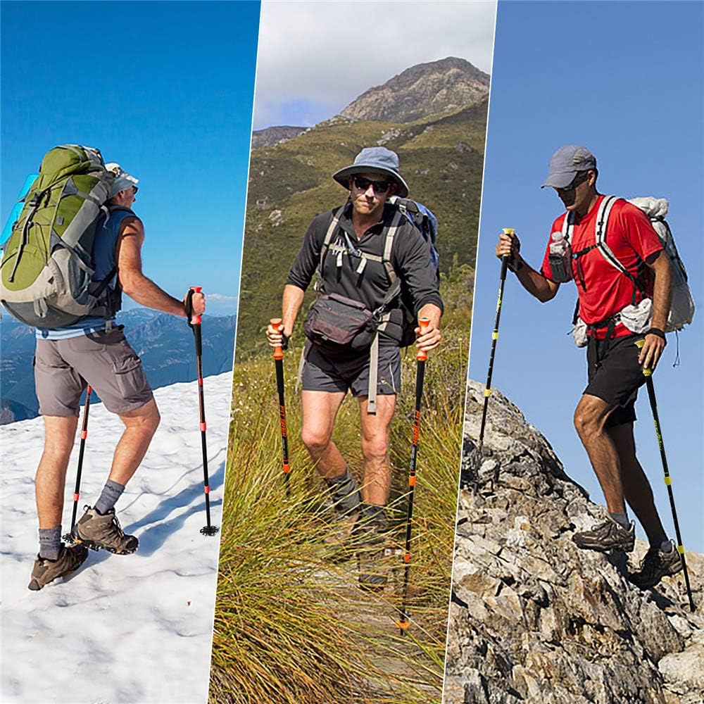 FitTrek Wanderstöcke - Trekkingstöcke - Walking Stöcke Teleskop - Nordic Walking Stock Verstellbar L