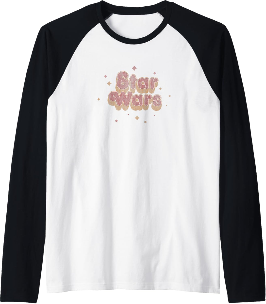Star Wars Pop Retro Logo & Stars Raglan